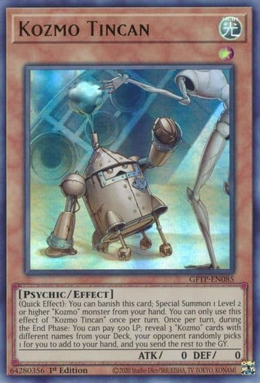 Kozmo Tincan Ghosts From the Past Yu-Gi-Oh! card