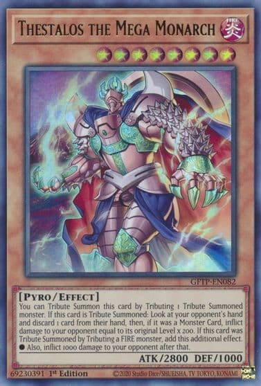 Thestalos the Mega Monarch Ghosts From the Past Yu-Gi-Oh! card
