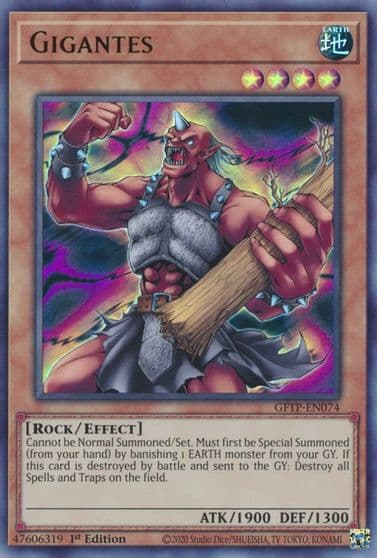 Gigantes Ghosts From the Past Yu-Gi-Oh! card
