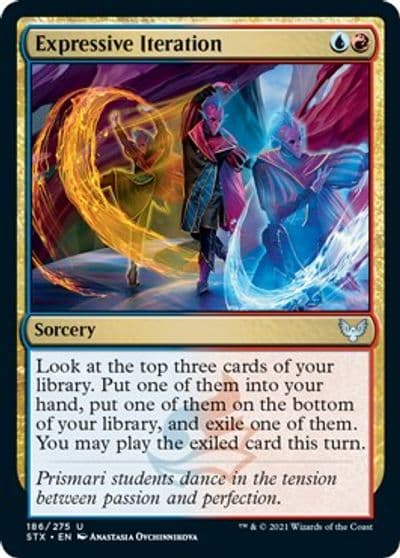 Expressive Iteration Strixhaven: School of Mages Magic card
