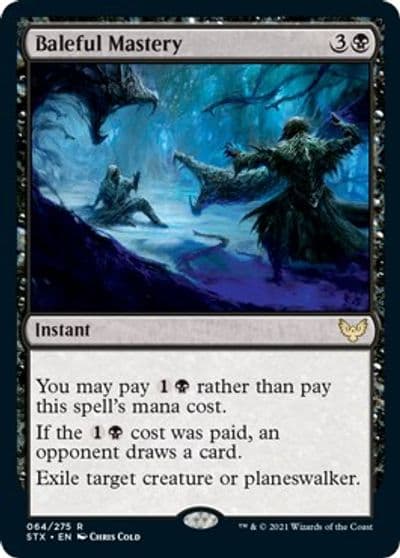 Baleful Mastery Strixhaven: School of Mages Magic card