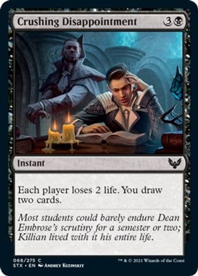 Crushing Disappointment Strixhaven: School of Mages Magic card