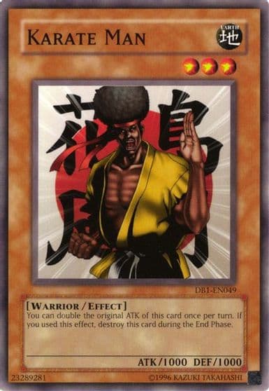 Karate Man Dark Beginning 1 Yu-Gi-Oh! card