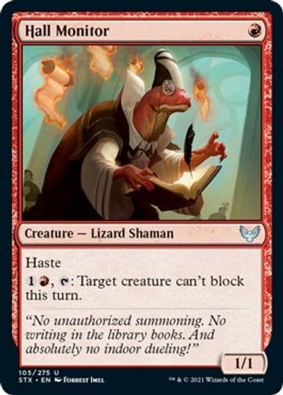 Hall Monitor Strixhaven: School of Mages Magic card