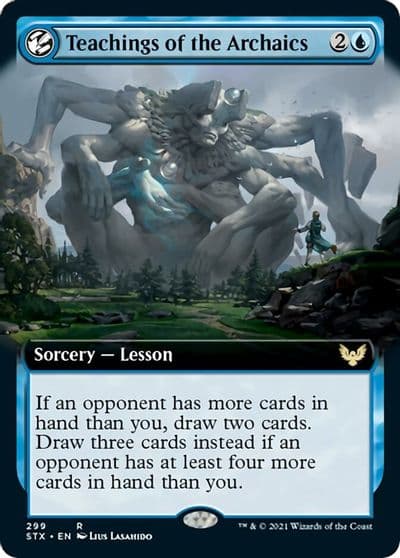 Teachings of the Archaics Extended Art Strixhaven: School of Mages Magic card