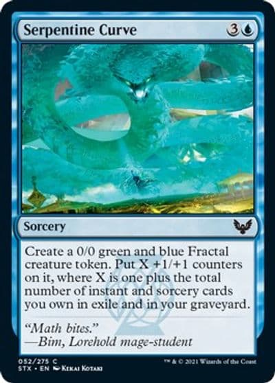 Serpentine Curve Strixhaven: School of Mages Magic card