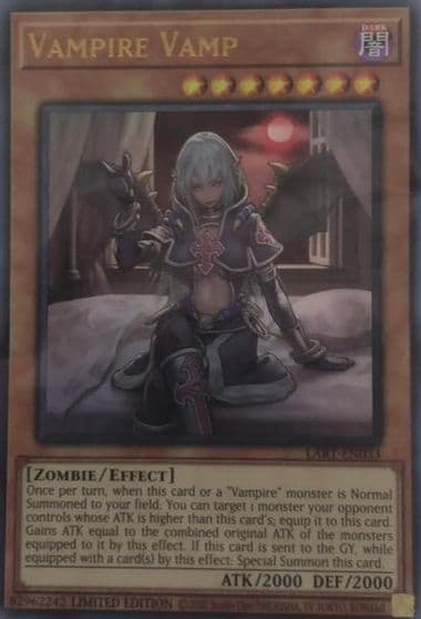 Vampire Vamp The Lost Art Promotion Yu-Gi-Oh! card