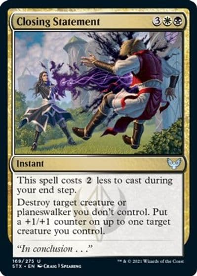 Closing Statement Strixhaven: School of Mages Magic card