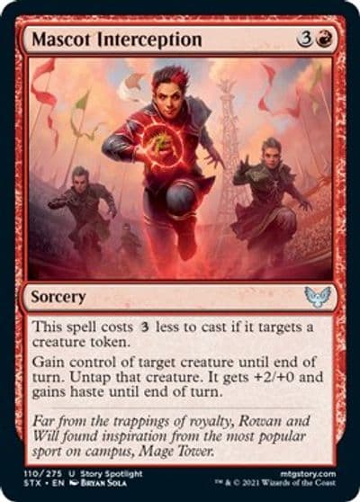Mascot Interception Strixhaven: School of Mages Magic card