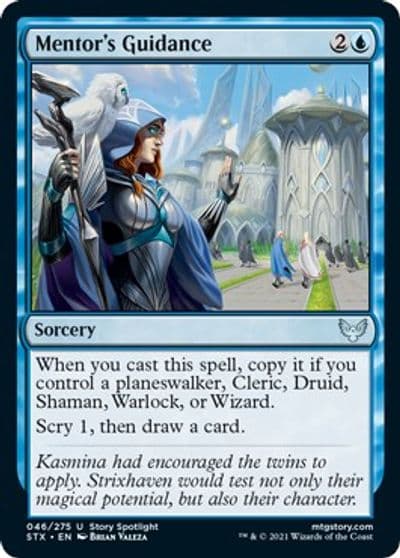Mentors Guidance Strixhaven: School of Mages Magic card