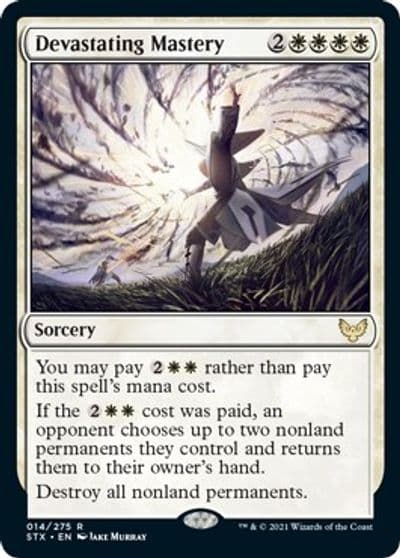 Devastating Mastery Strixhaven: School of Mages Magic card