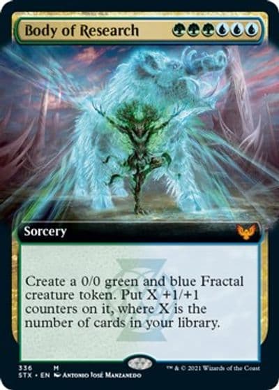 Body of Research Extended Art Strixhaven: School of Mages Magic card