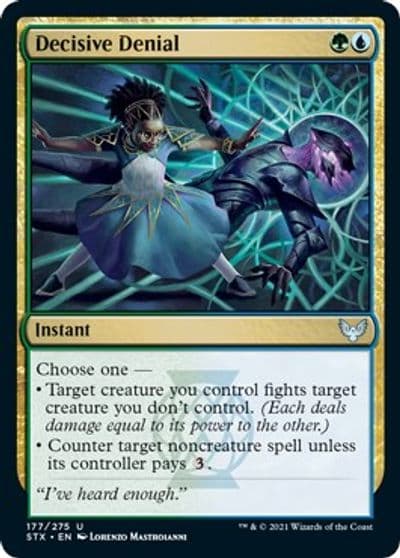 Decisive Denial Strixhaven: School of Mages Magic card