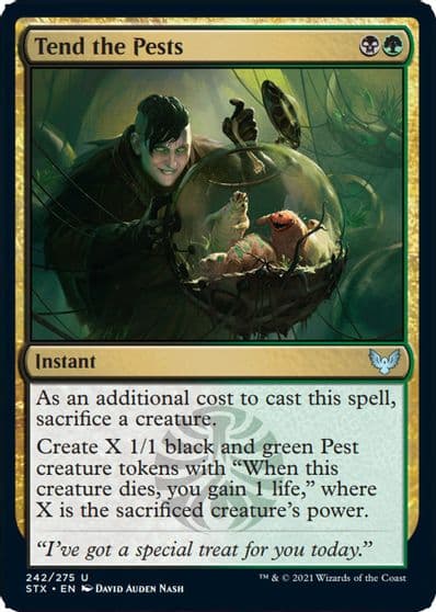 Tend the Pests Strixhaven: School of Mages Magic card
