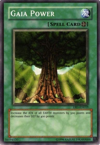 Gaia Power Dark Beginning 1 Yu-Gi-Oh! card