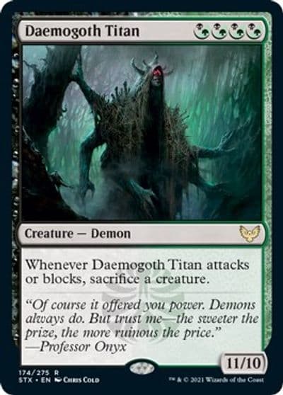 Daemogoth Titan Strixhaven: School of Mages Magic card