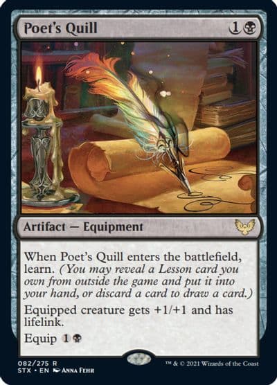 Poets Quill Strixhaven: School of Mages Magic card