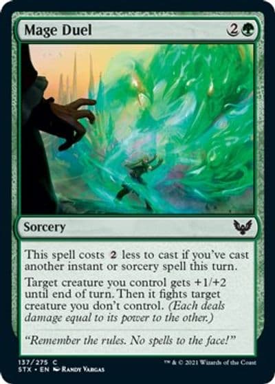 Mage Duel Strixhaven: School of Mages Magic card