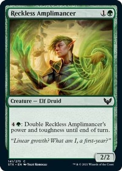 Reckless Amplimancer Strixhaven: School of Mages Magic card
