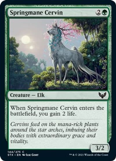 Springmane Cervin Strixhaven: School of Mages Magic card