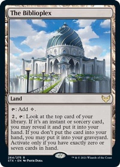 The Biblioplex Strixhaven: School of Mages Magic card