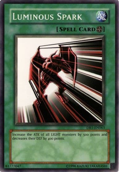 Luminous Spark Dark Beginning 1 Yu-Gi-Oh! card