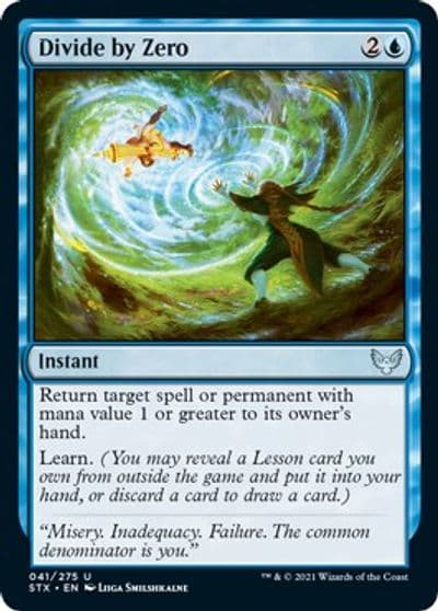 Divide by Zero Strixhaven: School of Mages Magic card