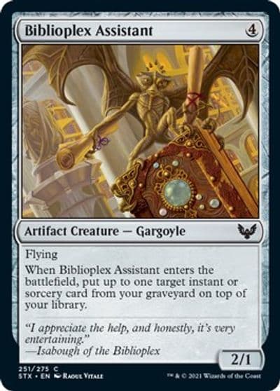 Biblioplex Assistant Strixhaven: School of Mages Magic card