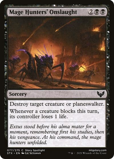 Mage Hunters Onslaught Strixhaven: School of Mages Magic card