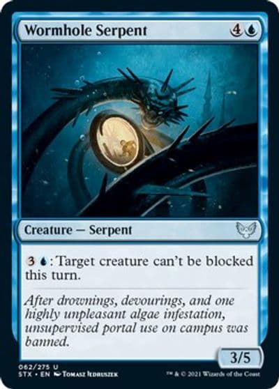 Wormhole Serpent Strixhaven: School of Mages Magic card