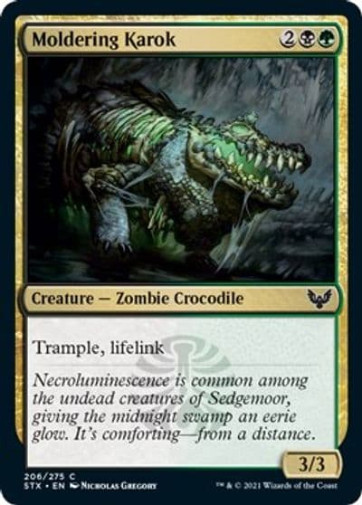 Moldering Karok Strixhaven: School of Mages Magic card