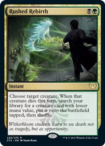 Rushed Rebirth Strixhaven: School of Mages Magic card