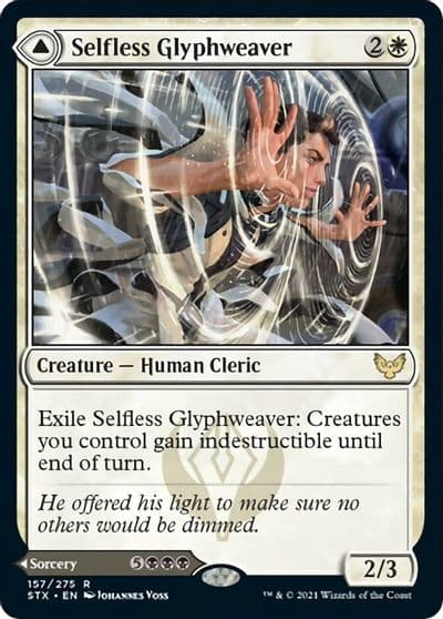 Selfless Glyphweaver Strixhaven: School of Mages Magic card