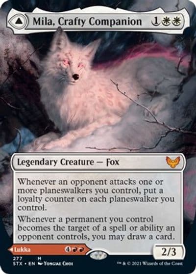 Mila Crafty Companion Borderless Strixhaven: School of Mages Magic card
