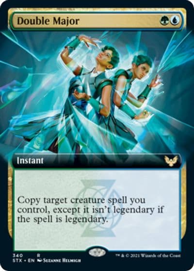 Double Major Extended Art Strixhaven: School of Mages Magic card