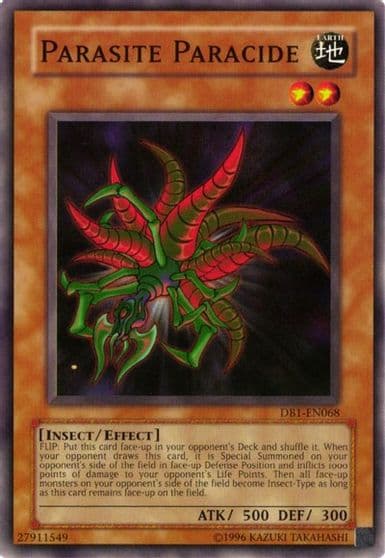 Parasite Paracide Dark Beginning 1 Yu-Gi-Oh! card