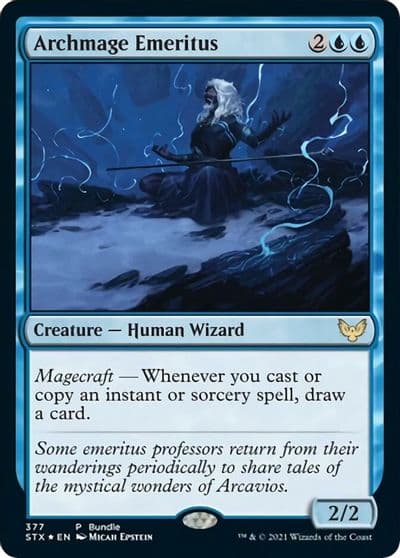 Archmage Emeritus STX Bundle Unique and Miscellaneous Promos Magic card