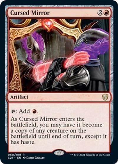 Cursed Mirror Commander 2021 Magic card