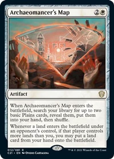 Archaeomancers Map Commander 2021 Magic card