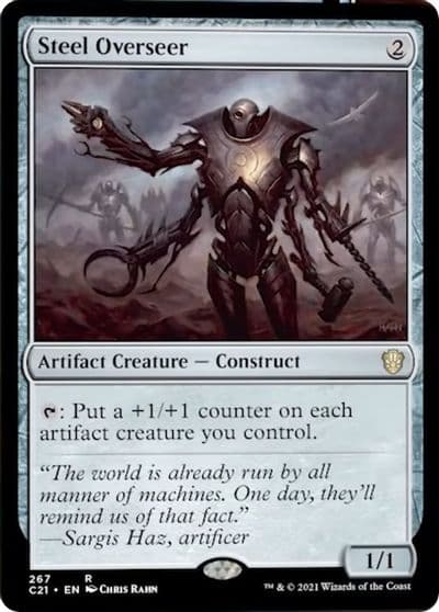 Steel Overseer Commander 2021 Magic card