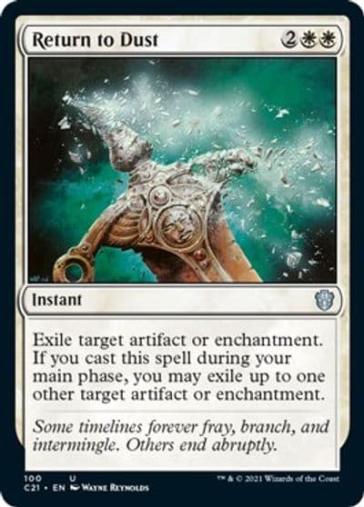 Return to Dust Commander 2021 Magic card