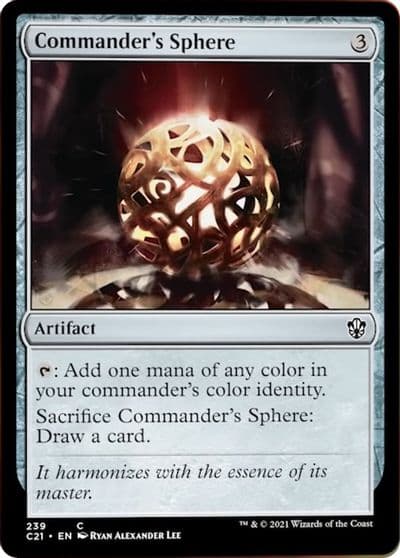 Commanders Sphere Commander 2021 Magic card