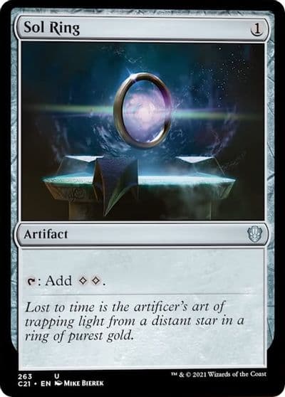 Sol Ring Commander 2021 Magic card