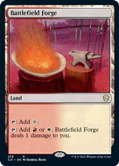 Battlefield Forge Commander 2021 Magic card
