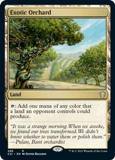 Exotic Orchard Commander 2021 Magic card