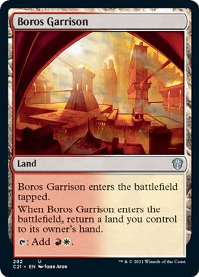 Boros Garrison Commander 2021 Magic card