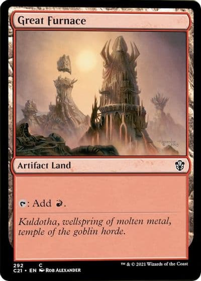 Great Furnace Commander 2021 Magic card
