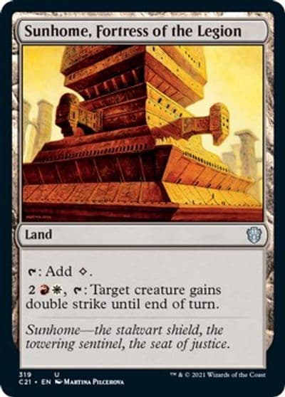 Sunhome Fortress of the Legion Commander 2021 Magic card