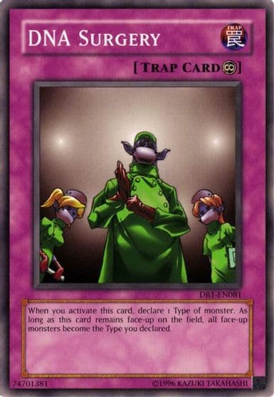 DNA Surgery Dark Beginning 1 Yu-Gi-Oh! card