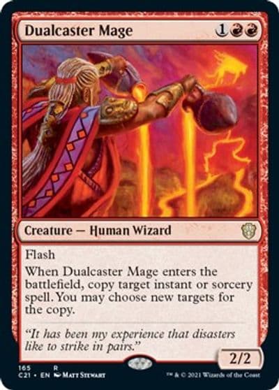 Dualcaster Mage Commander 2021 Magic card